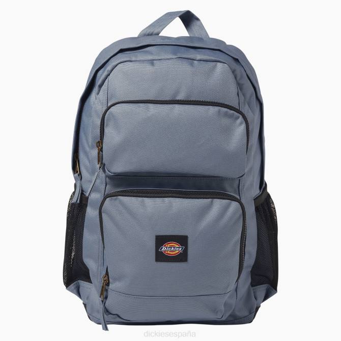 mochila con dos bolsillos unisexo Dickies azul acero (su) N8N02742 accesorios