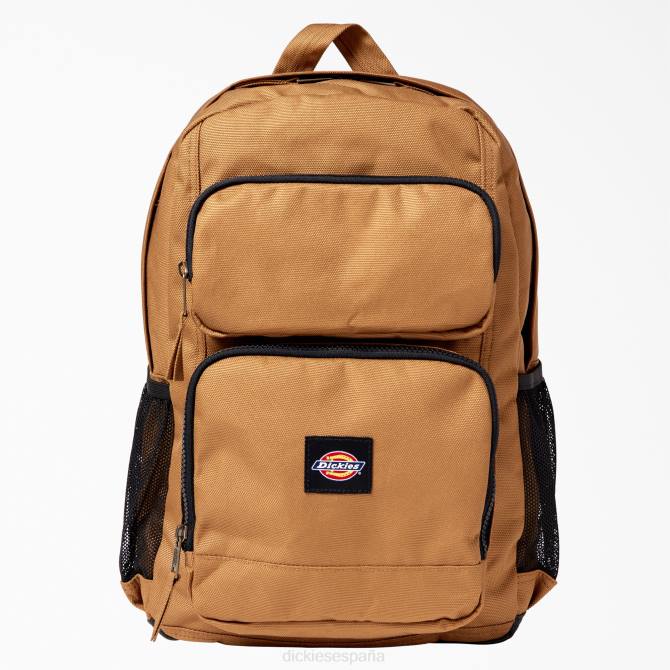 mochila con dos bolsillos unisexo Dickies pato marrón (bd) N8N02739 accesorios