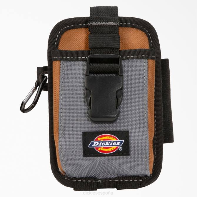 Bolsa de herramientas y teléfono de 2 compartimentos unisexo Dickies pato marrón (bd) N8N02987 accesorios