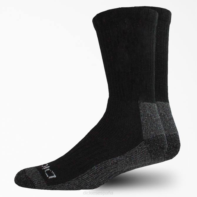 calcetines con puntera de acero, paquete de 2 unisexo Dickies negro (negro) N8N02971 accesorios