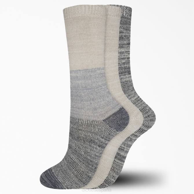 calcetines jaspeados suaves paquete de 3 mujer Dickies gris grafito (gg) N8N02998 accesorios