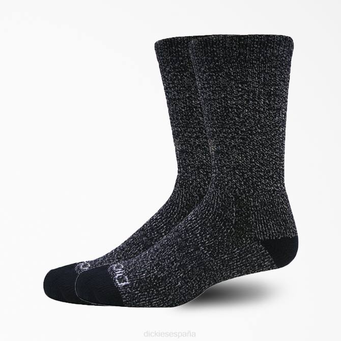 paquete de 2 pares de calcetines con control de la humedad y puntera de acero unisexo Dickies negro (negro) N8N02989 accesorios