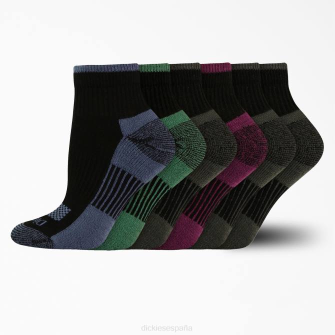 calcetines con control de la humedad, paquete de 6 mujer Dickies negro (negro) N8N02993 accesorios