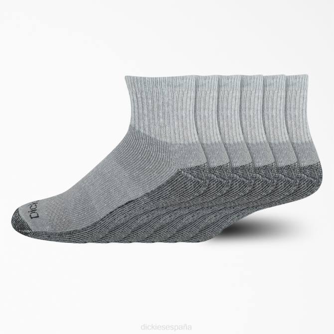 calcetines con control de la humedad, paquete de 6 unisexo Dickies gris (gy) N8N02946 accesorios