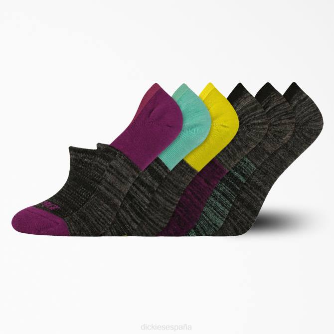 calcetines con forro de control de la humedad, paquete de 6 mujer Dickies negro (negro) N8N02969 accesorios
