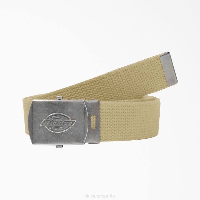 cinturón con hebilla militar unisexo Dickies caqui (kh) N8N02771 accesorios