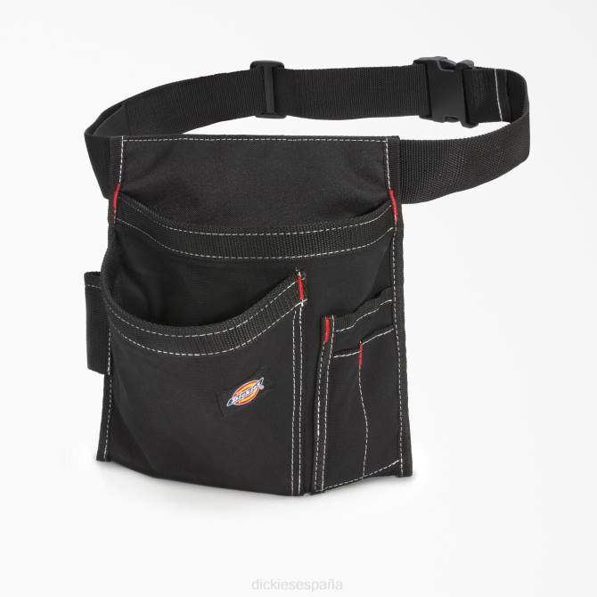 Delantal de trabajo de 5 bolsillos con portaherramientas lateral unisexo Dickies negro (negro) N8N02976 accesorios