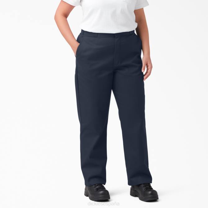 más 874 pantalones de trabajo originales mujer Dickies azul marino oscuro (asn) N8N01527 ropa de trabajo