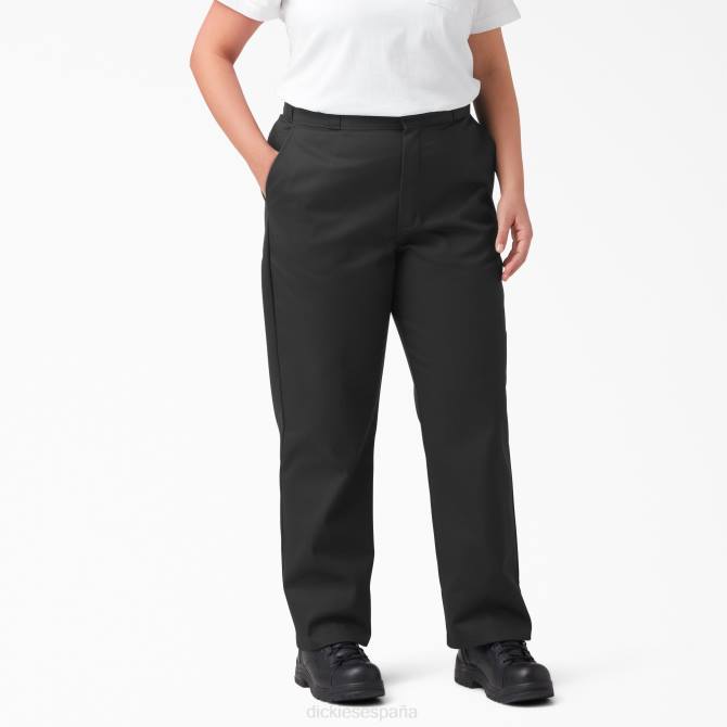 más 874 pantalones de trabajo originales mujer Dickies negro (bsk) N8N01528 ropa de trabajo