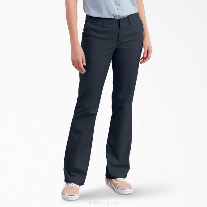 pantalones bootcut ajustados mujer Dickies azul marino oscuro (dn) N8N01716 ropa de trabajo