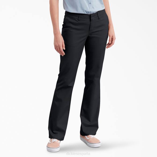 pantalones bootcut ajustados mujer Dickies negro (negro) N8N01714 ropa de trabajo