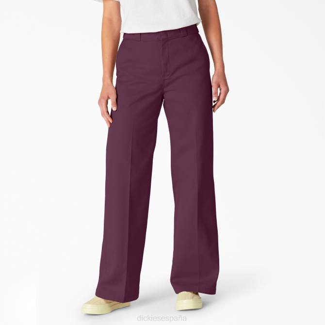 pantalones de trabajo de pernera ancha lavados a la piedra mujer Dickies regular N8N01749 ropa de trabajo