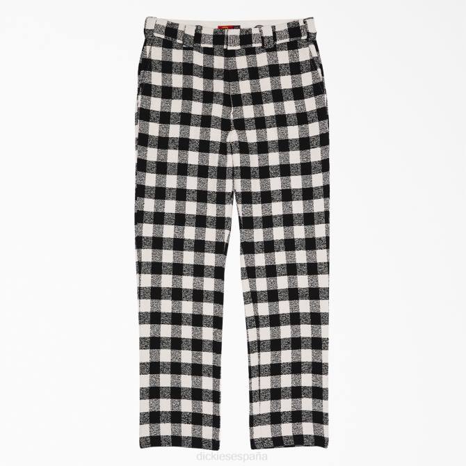 pantalones de trabajo de tweed 874 de ceremonia de apertura hombres Dickies cuadros blancos y negros (awp) N8N0304 ropa de trabajo