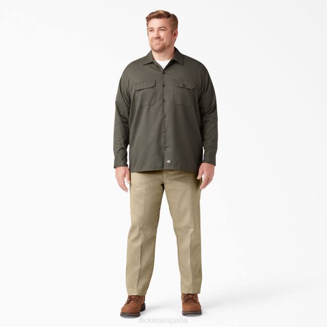 pantalones de trabajo originales 874 hombres Dickies caqui (kh) N8N011 ropa de trabajo