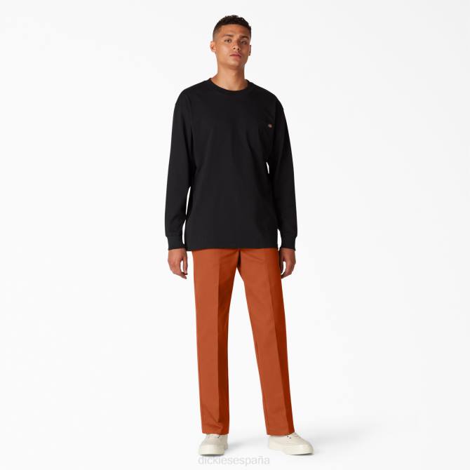 pantalones de trabajo originales 874 hombres Dickies pan de jengibre marrón (es decir) N8N010 ropa de trabajo