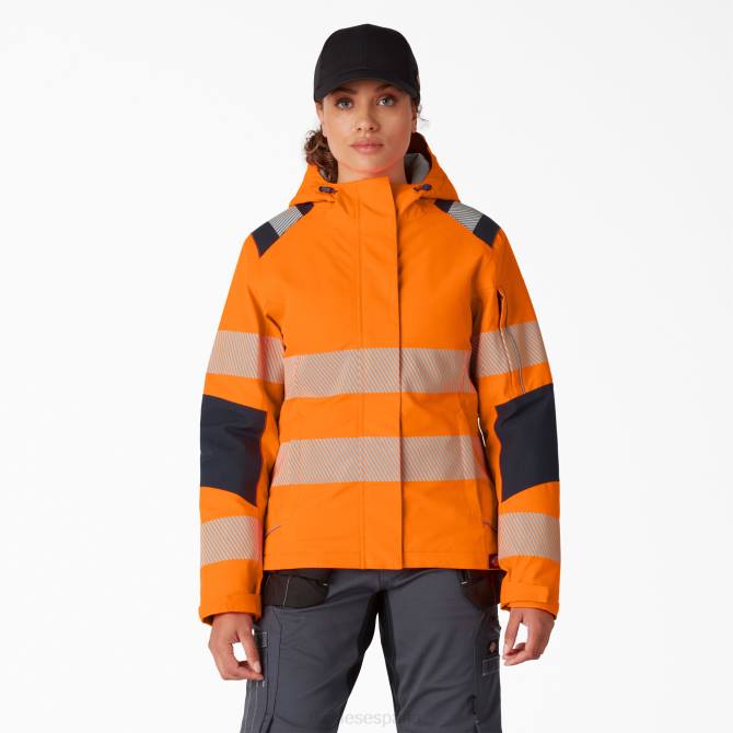 chamarra de alto rendimiento con aislamiento de alta visibilidad mujer Dickies naranja (o) N8N02337 ropa de trabajo