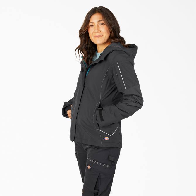 chaqueta impermeable con aislamiento de ropa de trabajo de alto rendimiento mujer Dickies negro (negro) N8N02375 ropa de trabajo
