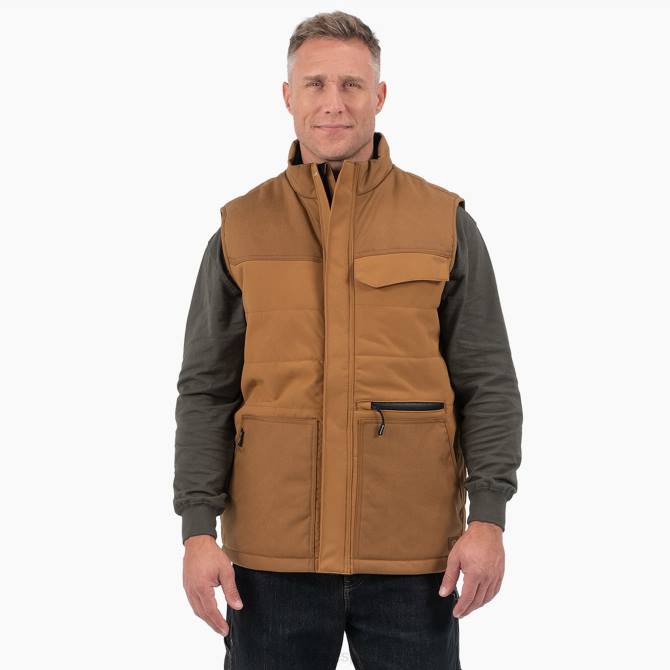 chaleco de trabajo de alto rendimiento hombres Dickies pato marrón (bd) N8N01088 ropa de trabajo