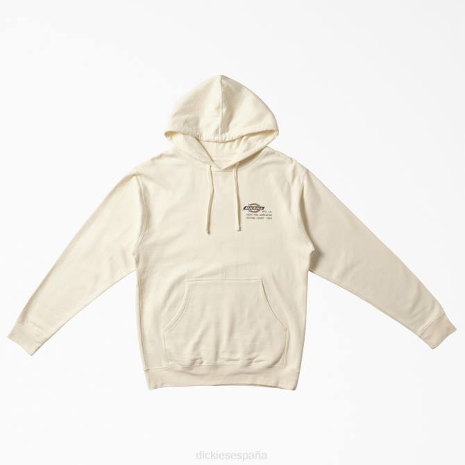 sudadera con capucha y estampado Heritage Workwear hombres Dickies beige natural (nt) N8N01181 ropa de trabajo