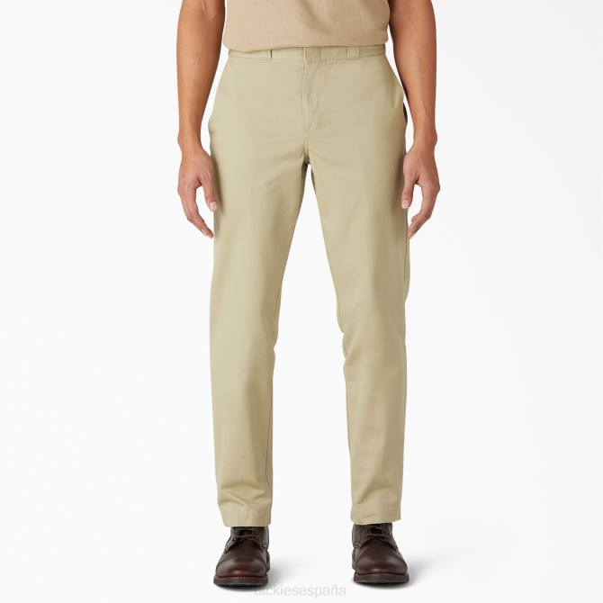 1922 pantalones de sarga hombres Dickies bronceado enjuagado (rtn) N8N0332 vestir