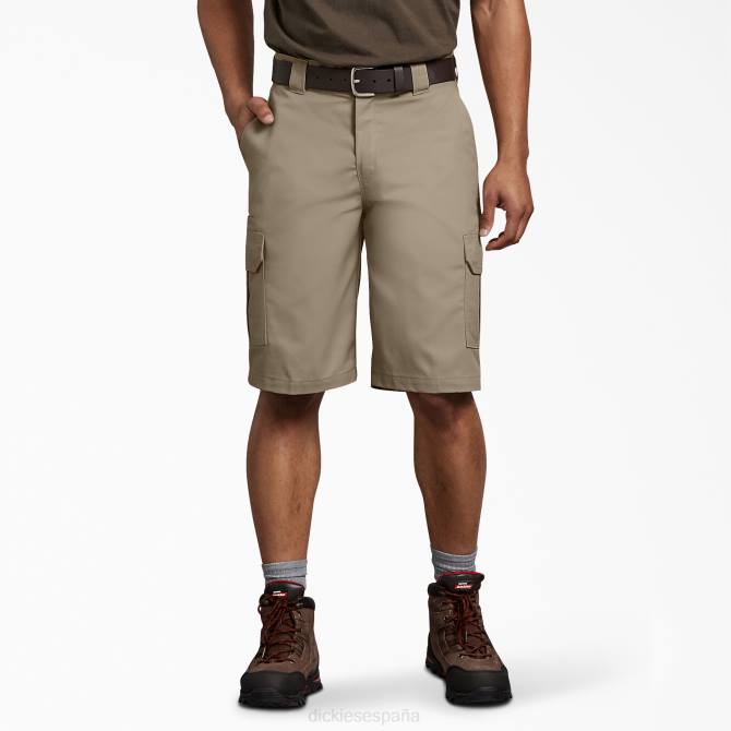 pantalones cortos de carga de ajuste regular 11" hombres Dickies arena del desierto (ds) N8N0430 vestir
