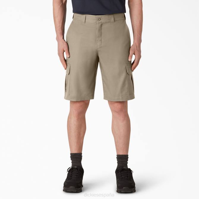 pantalones cortos de carga de cintura activa de enfriamiento 11 " hombres Dickies arena del desierto (ds) N8N0369 vestir