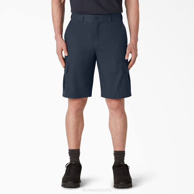 pantalones cortos de carga de cintura activa de enfriamiento 11 " hombres Dickies azul marino oscuro (dn) N8N0368 vestir