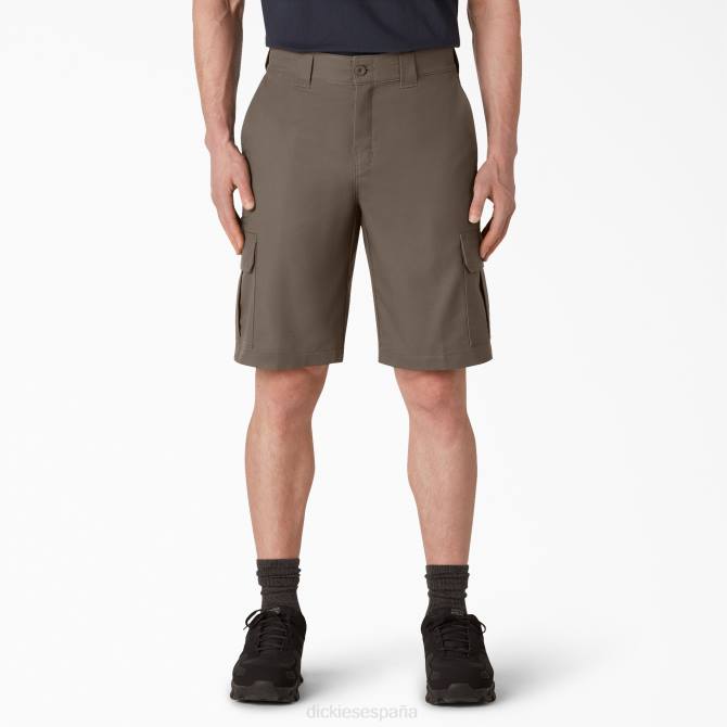 pantalones cortos de carga de cintura activa de enfriamiento 11 " hombres Dickies hongo (mr1) N8N0370 vestir