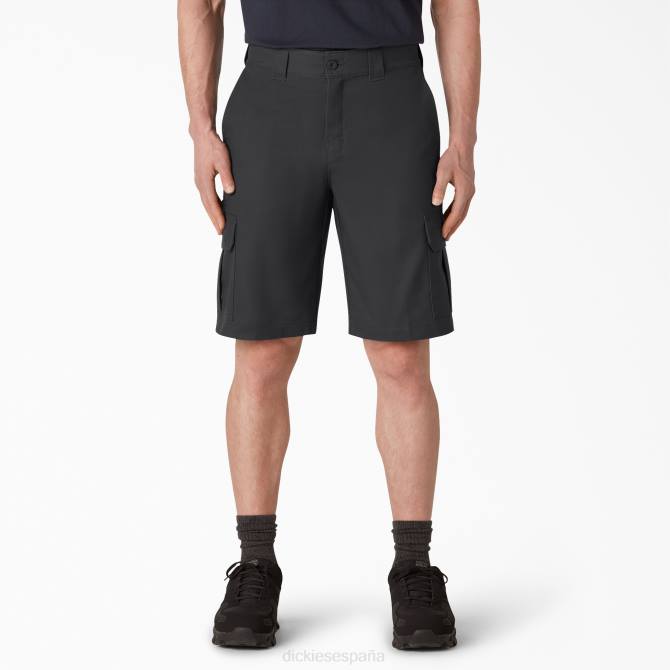 pantalones cortos de carga de cintura activa de enfriamiento 11 " hombres Dickies negro (negro) N8N0366 vestir