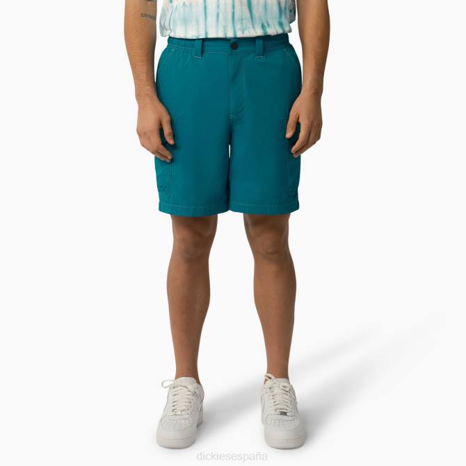 shorts tipo cargo jackson de 8" hombres Dickies lago profundo (dl2) N8N0458 vestir