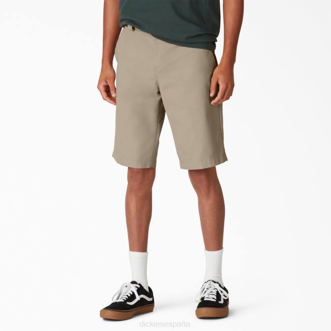 pantalones cortos de skate slim fit 11" hombres Dickies arena del desierto (ds) N8N0383 vestir