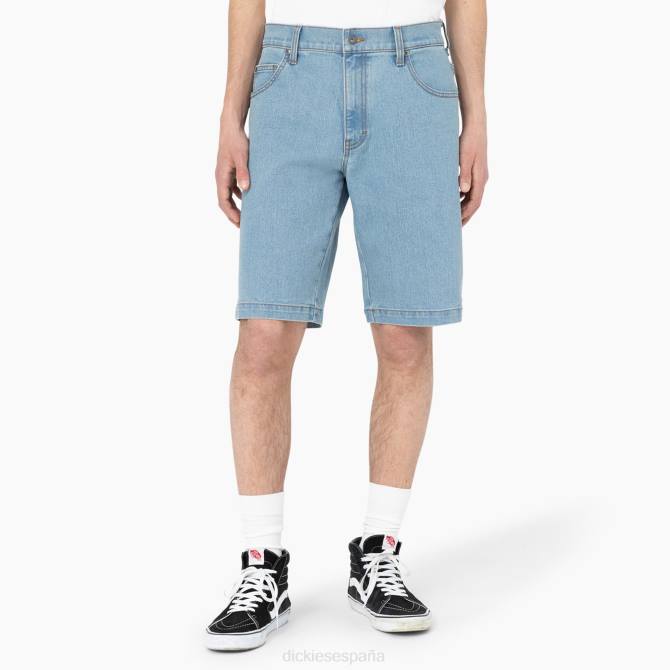 pantalones cortos de skateboarding wingville 11" hombres Dickies mezclilla ligera (ltd) N8N0455 vestir