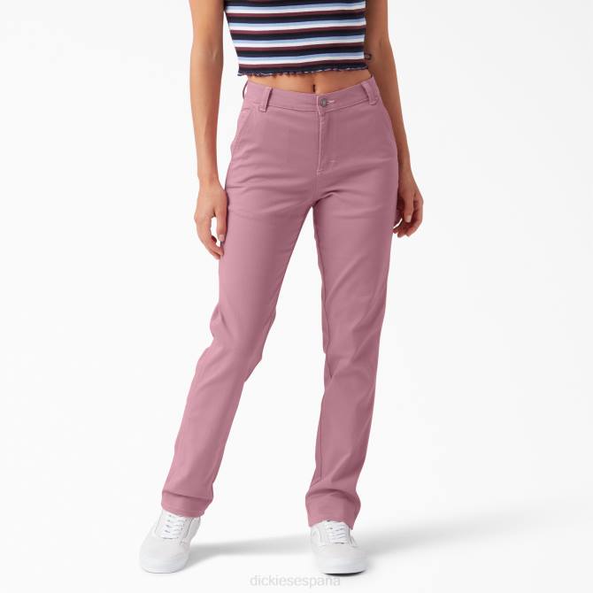 pantalones de carpintero con dobladillo enrollado mujer Dickies regular N8N01789 vestir