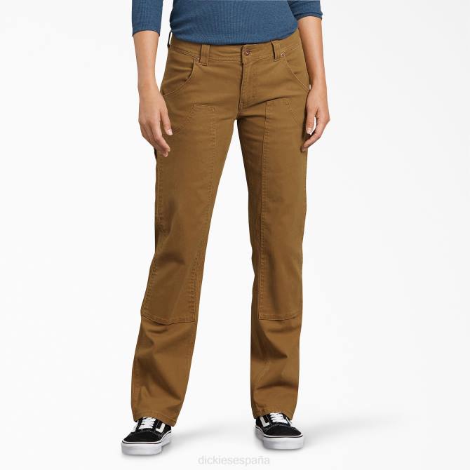 pantalones de carpintero con doble frente de pato mujer Dickies regular N8N01775 vestir