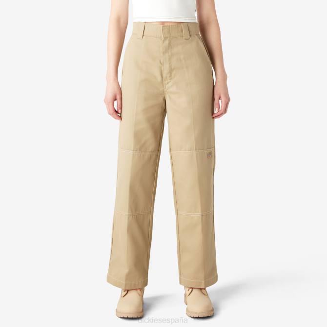 pantalones de corte relajado con doble rodilla mujer Dickies regular N8N01854 vestir