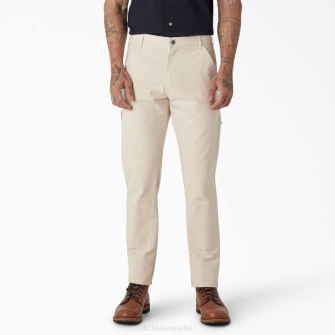 pantalones de doble rodilla 1922 hombres Dickies aclarado natural (rnt) N8N0222 vestir