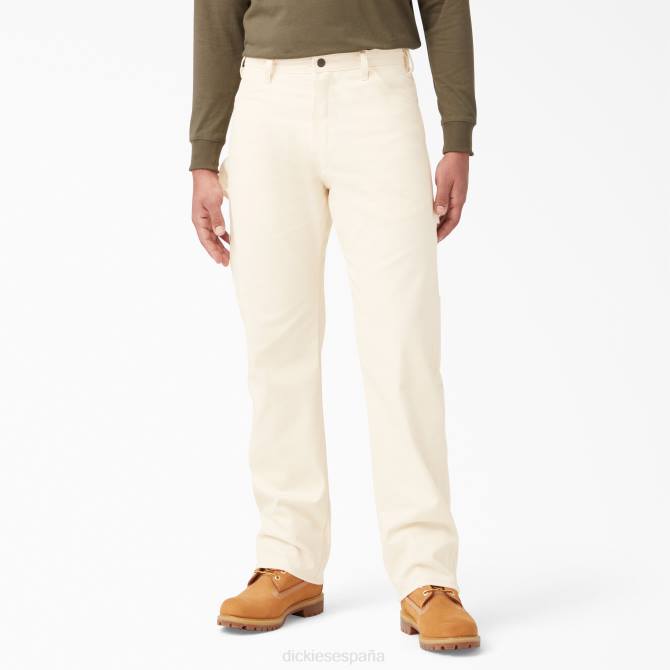 pantalones de pintor de corte holgado hombres Dickies beige natural (nt) N8N0121 vestir