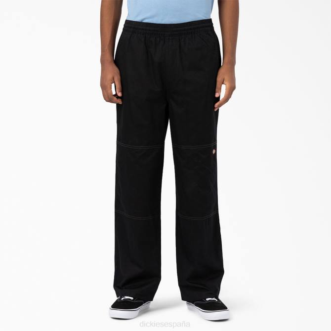 pantalones de chef skate cumbre hombres Dickies negro (bkx) N8N0263 vestir