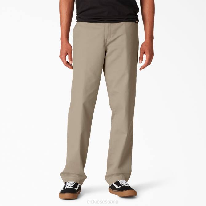 pantalones de skate slim fit hombres Dickies arena del desierto (ds) N8N0104 vestir