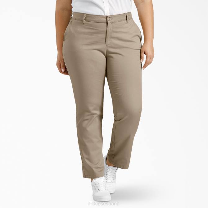 pantalones rectos de corte slim plus mujer Dickies regular N8N01894 vestir