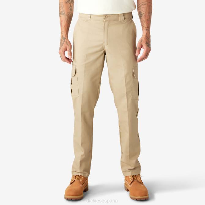 pantalones cargo ajustados hombres Dickies arena del desierto (ds) N8N075 vestir