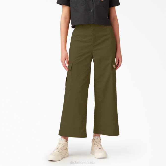 pantalones cargo de sarga mujer Dickies regular N8N01737 vestir