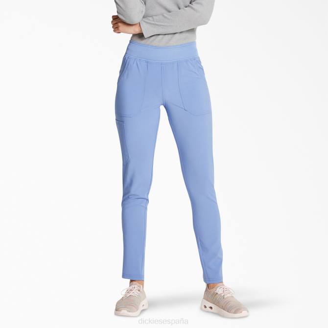 pantalones médicos con pernera cónica eds essentials mujer Dickies azul cielo (cbl) N8N02512 vestir