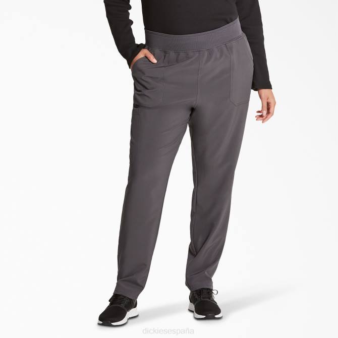 pantalones médicos con pernera cónica eds essentials mujer Dickies gris peltre (banco) N8N02516 vestir
