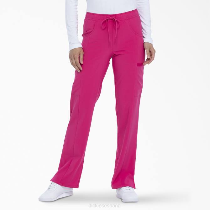 pantalones médicos de corte contemporáneo eds essentials mujer Dickies rosa intenso (hpk) N8N02571 vestir