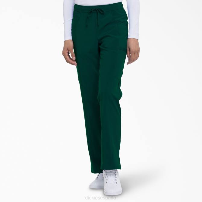 pantalones médicos de corte contemporáneo eds essentials mujer Dickies verde cazador (htr) N8N02572 vestir