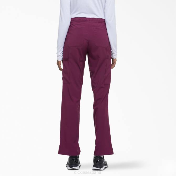 pantalones médicos de corte contemporáneo eds essentials mujer Dickies vino (ganar) N8N02577 vestir