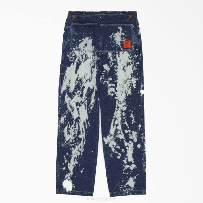 jeans blanqueados con muerte cerebral hombres Dickies azul índigo blanqueado (bnb) N8N0293 vestir