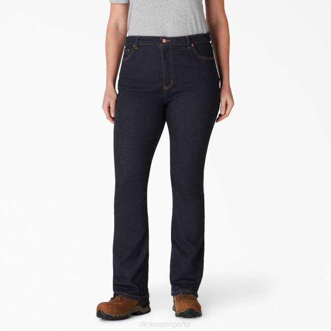 jeans bootcut con cintura alta y forma perfecta mujer Dickies regular N8N01878 vestir