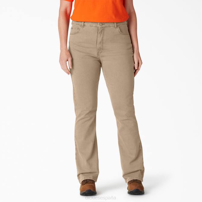 jeans bootcut con cintura alta y forma perfecta mujer Dickies regular N8N01879 vestir